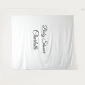 EENVOUDIG MINIMAAL.CUTIE VOEG NAAM TOE BABY baby s Wandkleed (Voorkant (horizontaal))