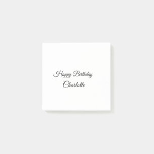 EENVOUDIG MINIMAAL.CUTIE VOEG NAAM TOE BABY verjaa Post-it® Notes
