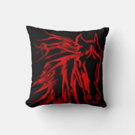 Eenvoudig minimaal dierlijk rustiek paard kussen