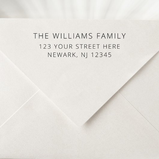 Eenvoudig minimaal eBay-retouradres Zelfinktende Stempel