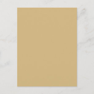 eenvoudig minimaal effen kleur aangepast oranje gr briefkaart