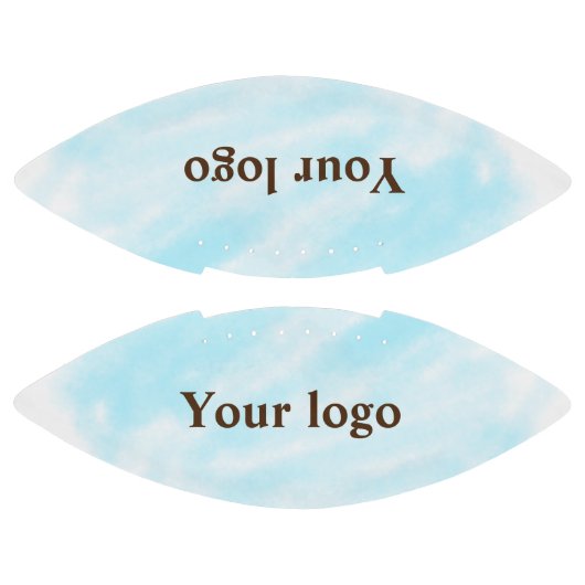 Eenvoudig minimaal elegant aangepast logo american football (Panelen)