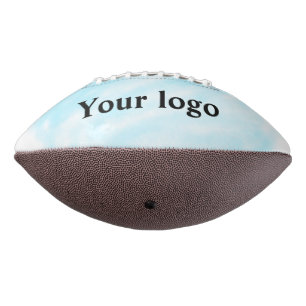 Eenvoudig minimaal elegant aangepast logo american football