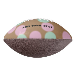 Eenvoudig minimaal elegant aangepast logo american football