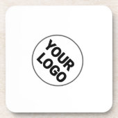 Eenvoudig minimaal elegant aangepast logo bier onderzetter (Voorkant)