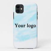 Eenvoudig minimaal elegant aangepast logo Case-Mate iPhone case (Achterkant)