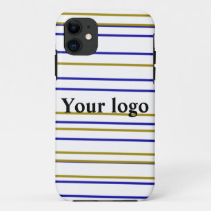 Eenvoudig minimaal elegant aangepast logo Case-Mate iPhone case