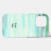 Eenvoudig minimaal elegant aangepast logo Case-Mate iPhone case (Achterkant (horizontaal))