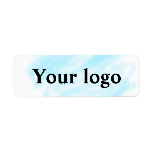 Eenvoudig minimaal elegant aangepast logo etiket (Voorkant)