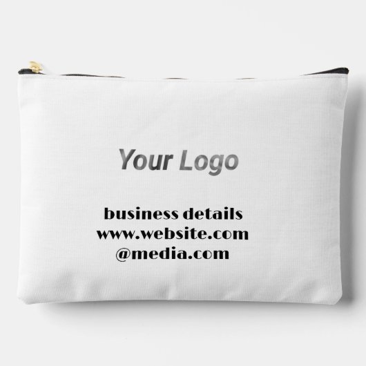 Eenvoudig minimaal elegant aangepast logo etui (Voorkant)