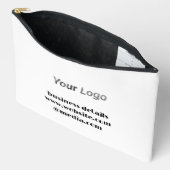 Eenvoudig minimaal elegant aangepast logo etui (Open)