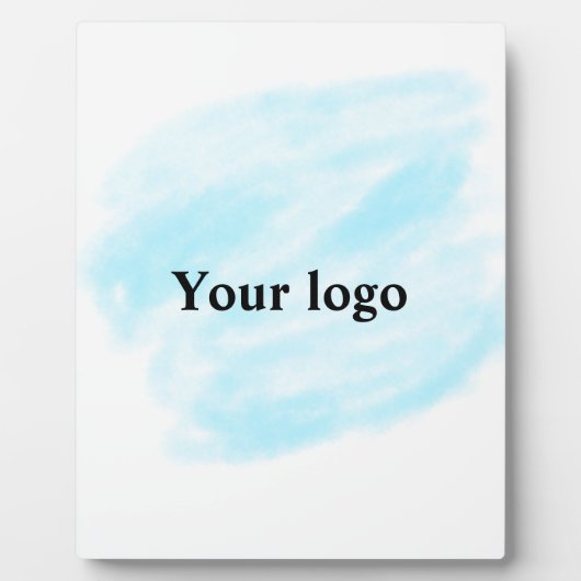 Eenvoudig minimaal elegant aangepast logo fotoplaat (Voorkant)