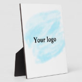 Eenvoudig minimaal elegant aangepast logo fotoplaat (Zijkant)