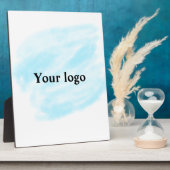 Eenvoudig minimaal elegant aangepast logo fotoplaat (Zijkant)
