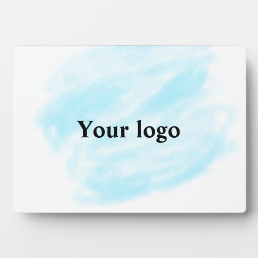 Eenvoudig minimaal elegant aangepast logo fotoplaat (voorkant)