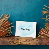 Eenvoudig minimaal elegant aangepast logo fotoplaat (Zijkant)