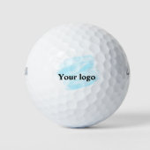 Eenvoudig minimaal elegant aangepast logo golfballen (Voorkant)
