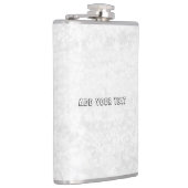 Eenvoudig minimaal elegant aangepast logo heupfles (Rechts)