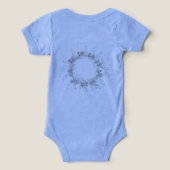 Eenvoudig minimaal elegant aangepast logo hier bed (Design achterkant)