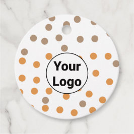 Eenvoudig minimaal elegant aangepast logo hier bed bedankjes labels