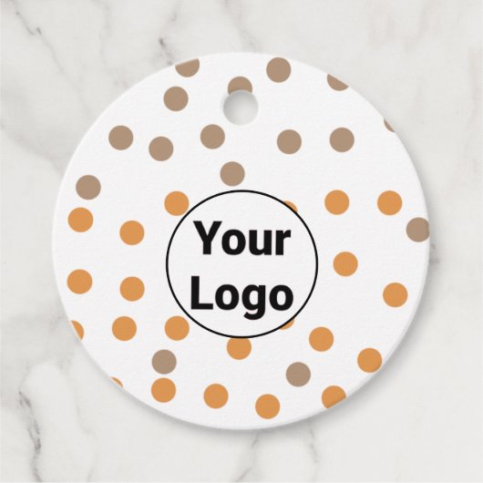 Eenvoudig minimaal elegant aangepast logo hier bed bedankjes labels (Voorkant)