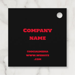 Eenvoudig minimaal elegant aangepast logo hier bed bedankjes labels