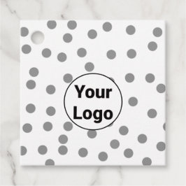 Eenvoudig minimaal elegant aangepast logo hier bed bedankjes labels