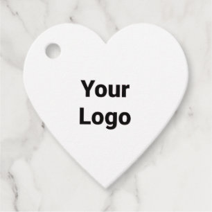 Eenvoudig minimaal elegant aangepast logo hier bed bedankjes labels