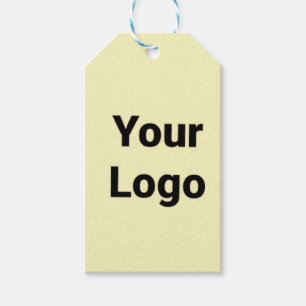 Eenvoudig minimaal elegant aangepast logo hier bed cadeaulabel