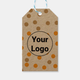 Eenvoudig minimaal elegant aangepast logo hier bed cadeaulabel