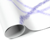 Eenvoudig minimaal elegant aangepast logo hier bed cadeaupapier (Rol Hoek)