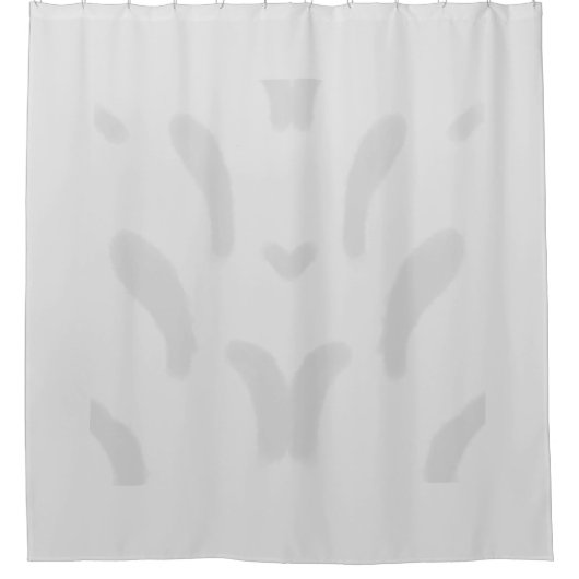 Eenvoudig minimaal elegant aangepast logo hier bed douchegordijn (Voorkant)