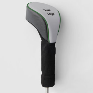 Eenvoudig minimaal elegant aangepast logo hier bed golfheadcover