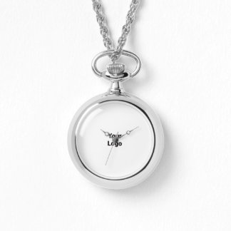 Eenvoudig minimaal elegant aangepast logo hier bed horloge