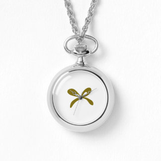 Eenvoudig minimaal elegant aangepast logo hier bed horloge