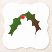 Eenvoudig minimaal elegant aangepast logo hier bed kartonnen onderzetters (Voorkant)