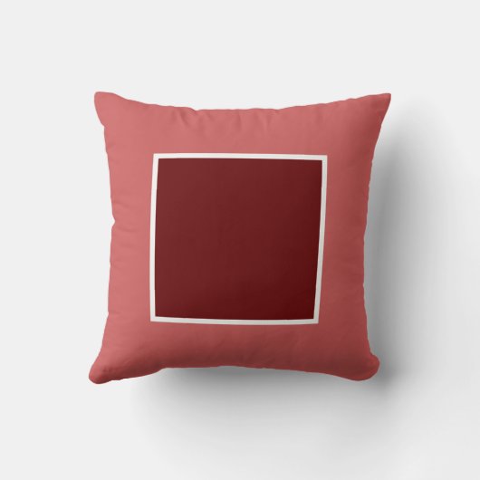 Eenvoudig minimaal elegant aangepast logo hier bed kussen (Achterkant)