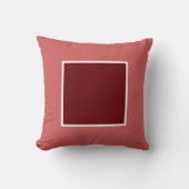 Eenvoudig minimaal elegant aangepast logo hier bed kussen (Voorkant)