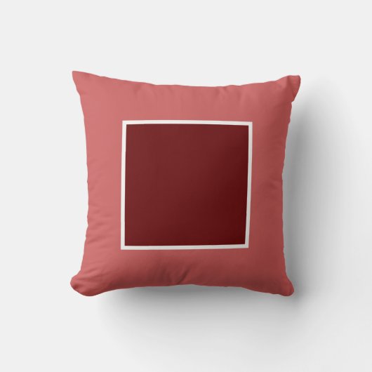 Eenvoudig minimaal elegant aangepast logo hier bed kussen (Voorkant)