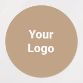 Eenvoudig minimaal elegant aangepast logo hier bed labels (Design 2)