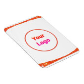 Eenvoudig minimaal elegant aangepast logo hier bed magneet (Rechterzijde)