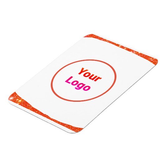 Eenvoudig minimaal elegant aangepast logo hier bed magneet (Linkerzijde)