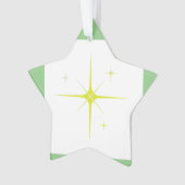 Eenvoudig minimaal elegant aangepast logo hier bed ornament (voorkant)