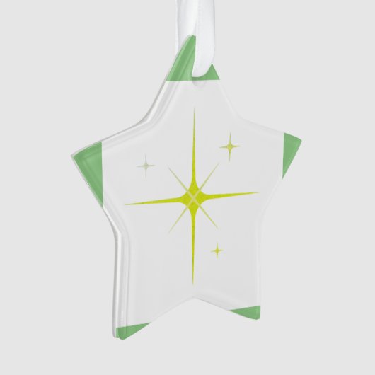 Eenvoudig minimaal elegant aangepast logo hier bed ornament (voorkant)