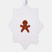 Eenvoudig minimaal elegant aangepast logo hier bed ornament kaart (Links)