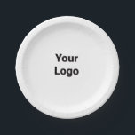 Eenvoudig minimaal elegant aangepast logo hier bed papieren bordje<br><div class="desc">Ontwerp</div>