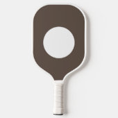Eenvoudig minimaal elegant aangepast logo hier bed pickleball paddle (Achterkant)