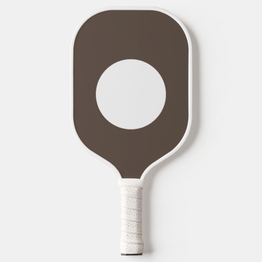 Eenvoudig minimaal elegant aangepast logo hier bed pickleball paddle (Voorkant)