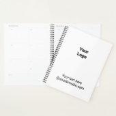Eenvoudig minimaal elegant aangepast logo hier bed planner (Display)