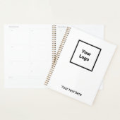 Eenvoudig minimaal elegant aangepast logo hier bed planner (Display)